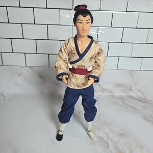 Vintage 1997 Mattel Disney Captain Li Shang From Mulan Barbie Doll 12”